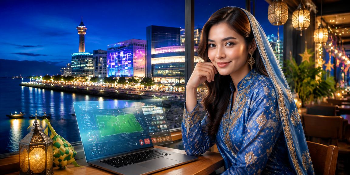 Pengguna Malaysia bermain di aplikasi ey486 dengan baju kurung